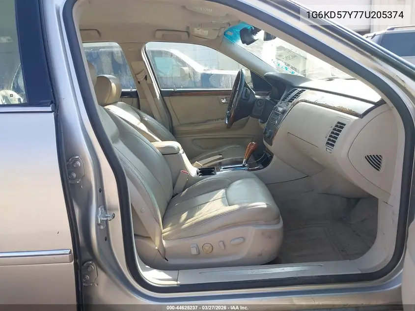 2007 Cadillac Dts Luxury Ii VIN: 1G6KD57Y77U205374 Lot: 44625237