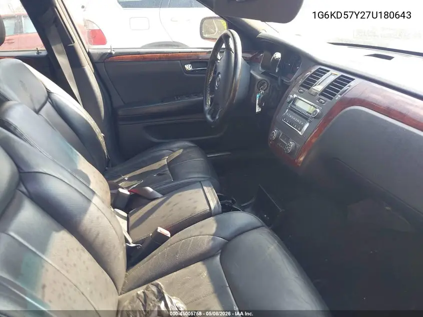 2007 Cadillac Dts Luxury I VIN: 1G6KD57Y27U180643 Lot: 45005758