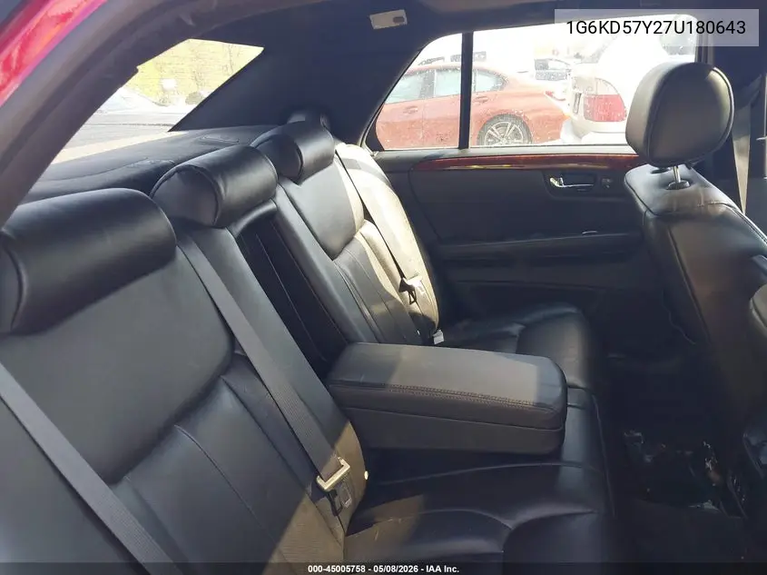 2007 Cadillac Dts Luxury I VIN: 1G6KD57Y27U180643 Lot: 45005758