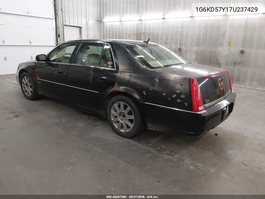 2007 Cadillac Dts Luxury Ii VIN: 1G6KD57Y17U237429 Lot: 45207360