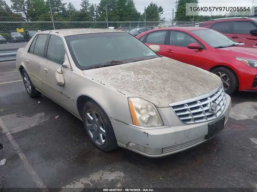2007 Cadillac Dts Professional V8 VIN: 1G6KD57Y97U205554 Lot: 45357031