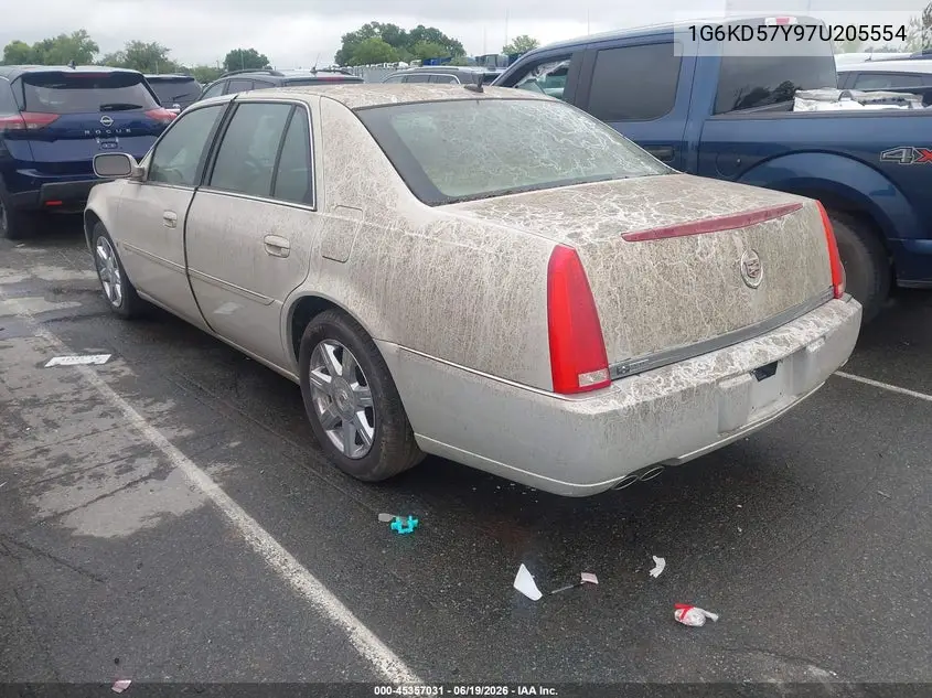 2007 Cadillac Dts Professional V8 VIN: 1G6KD57Y97U205554 Lot: 45357031