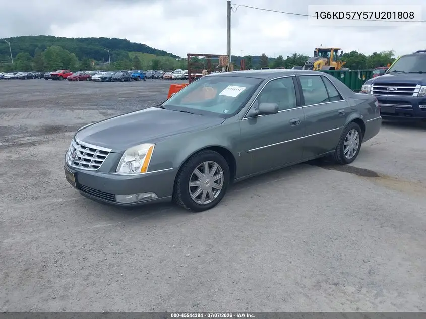2007 Cadillac Dts Luxury Ii VIN: 1G6KD57Y57U201808 Lot: 45544384