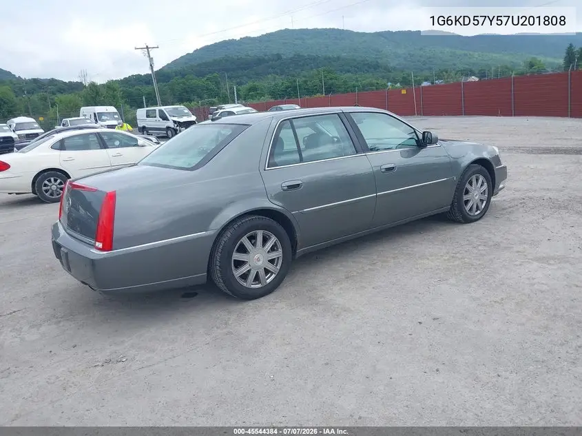 2007 Cadillac Dts Luxury Ii VIN: 1G6KD57Y57U201808 Lot: 45544384