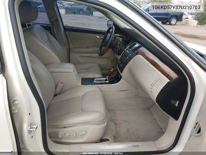 2007 Cadillac Dts Luxury Ii VIN: 1G6KD57Y37U210703 Lot: 45581453