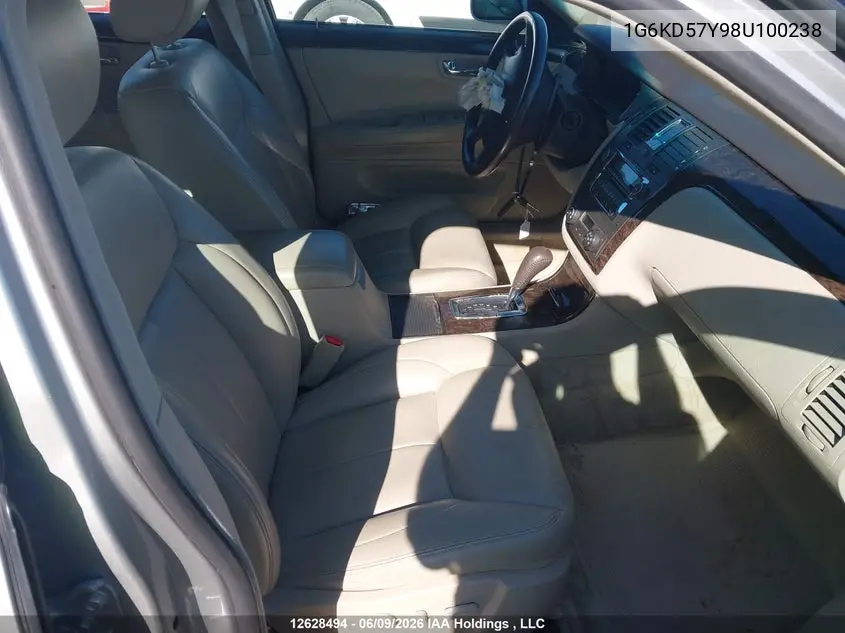 2008 Cadillac Dts 1Sa VIN: 1G6KD57Y98U100238 Lot: 12628494