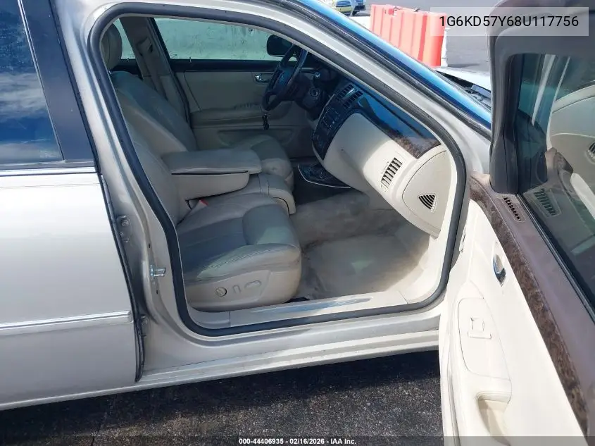2008 Cadillac Dts 1Sa VIN: 1G6KD57Y68U117756 Lot: 44406935