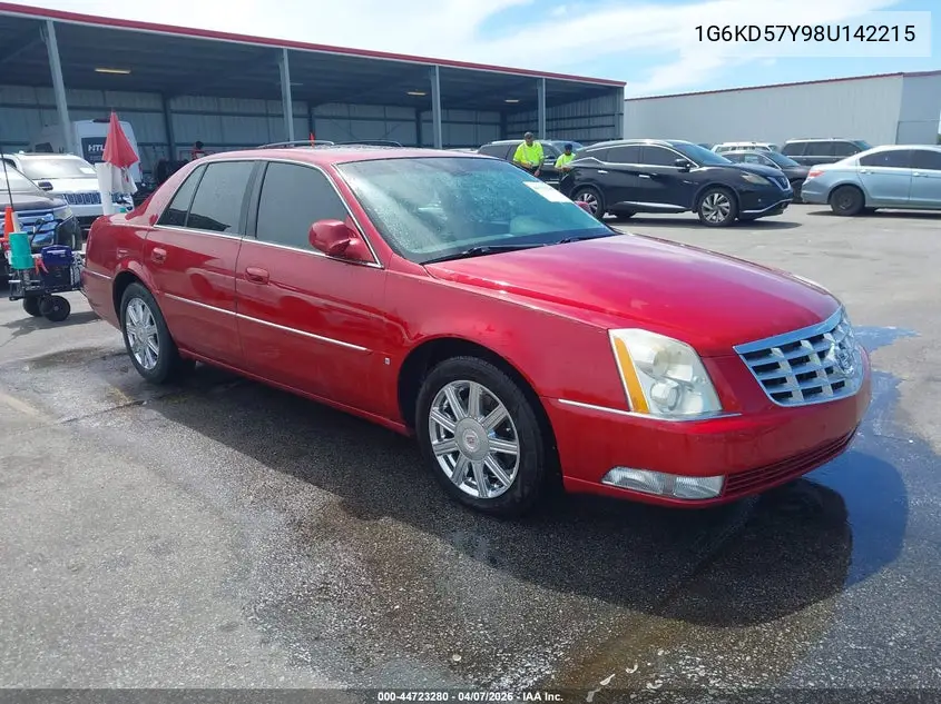 2008 Cadillac Dts 1Sd VIN: 1G6KD57Y98U142215 Lot: 44723280