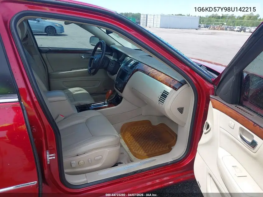 2008 Cadillac Dts 1Sd VIN: 1G6KD57Y98U142215 Lot: 44723280