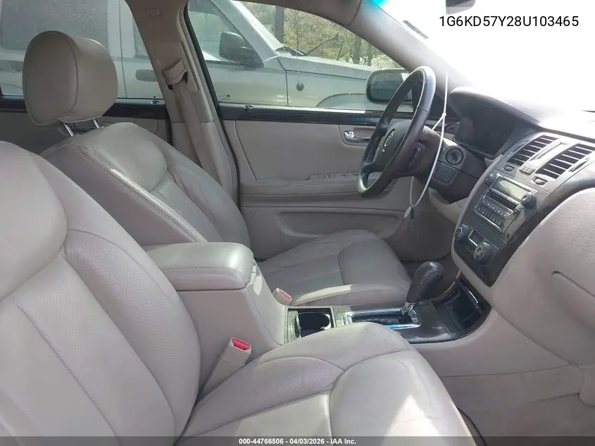 2008 Cadillac Dts 1Sc VIN: 1G6KD57Y28U103465 Lot: 44766506