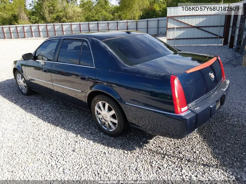2008 Cadillac Dts 1Sd VIN: 1G6KD57Y68U182509 Lot: 44801691