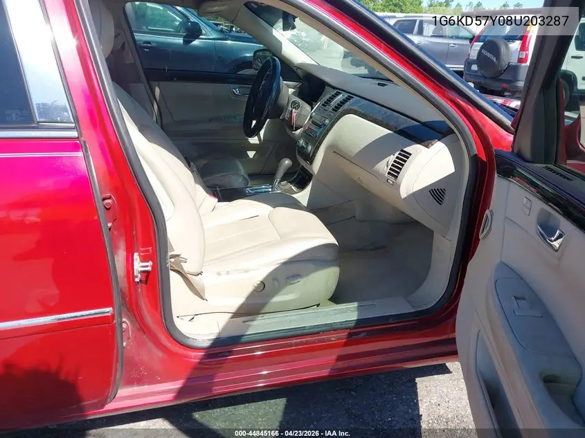 2008 Cadillac Dts 1Sc VIN: 1G6KD57Y08U203287 Lot: 44845166