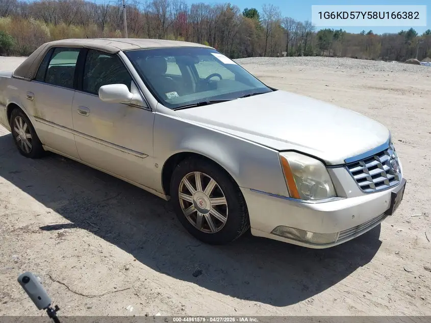 2008 Cadillac Dts 1Sb VIN: 1G6KD57Y58U166382 Lot: 44961579