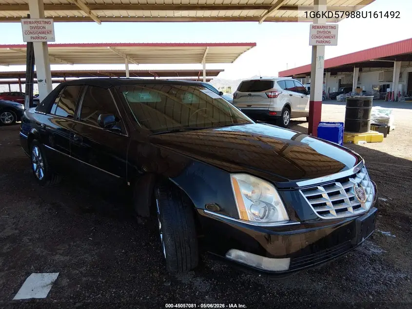 2008 Cadillac Dts 1Se VIN: 1G6KD57988U161492 Lot: 45057081