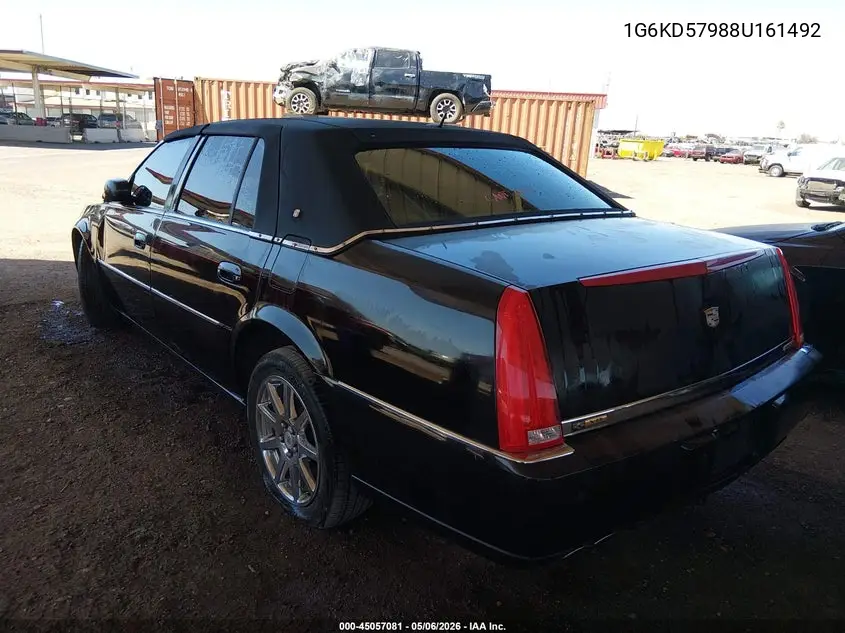 2008 Cadillac Dts 1Se VIN: 1G6KD57988U161492 Lot: 45057081