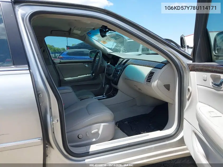 2008 Cadillac Dts 1Sc VIN: 1G6KD57Y78U114171 Lot: 45109710
