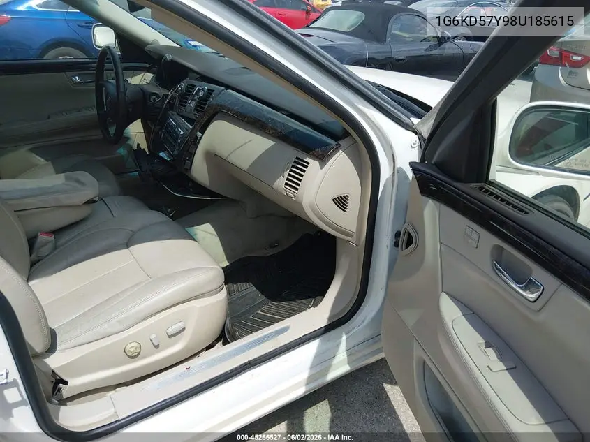 2008 Cadillac Dts 1Sb VIN: 1G6KD57Y98U185615 Lot: 45266527