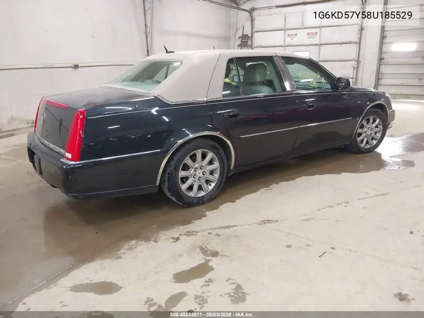 2008 Cadillac Dts 1Sb VIN: 1G6KD57Y58U185529 Lot: 45285511