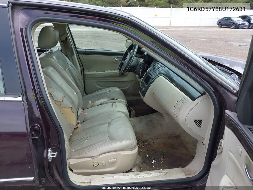 2008 Cadillac Dts 1Sb VIN: 1G6KD57Y88U172631 Lot: 45309822