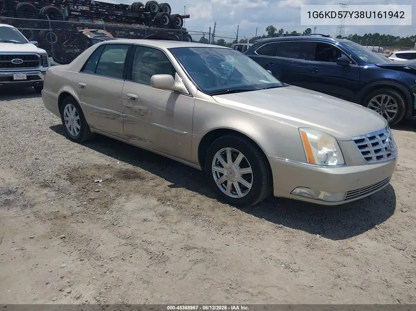 2008 Cadillac Dts 1Sc VIN: 1G6KD57Y38U161942 Lot: 45368967