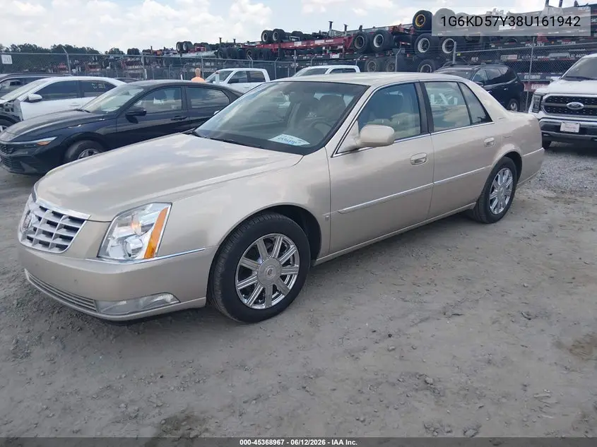 2008 Cadillac Dts 1Sc VIN: 1G6KD57Y38U161942 Lot: 45368967