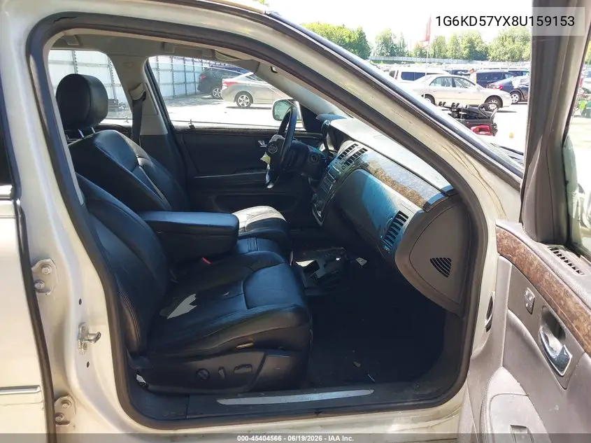 2008 Cadillac Dts 1Sb VIN: 1G6KD57YX8U159153 Lot: 45404566