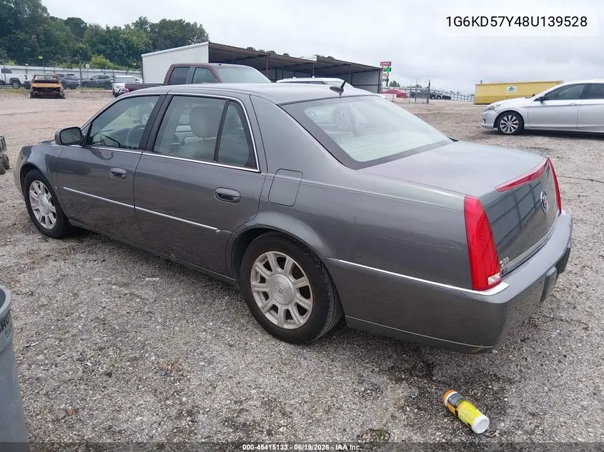 2008 Cadillac Dts 1Sc VIN: 1G6KD57Y48U139528 Lot: 45415133