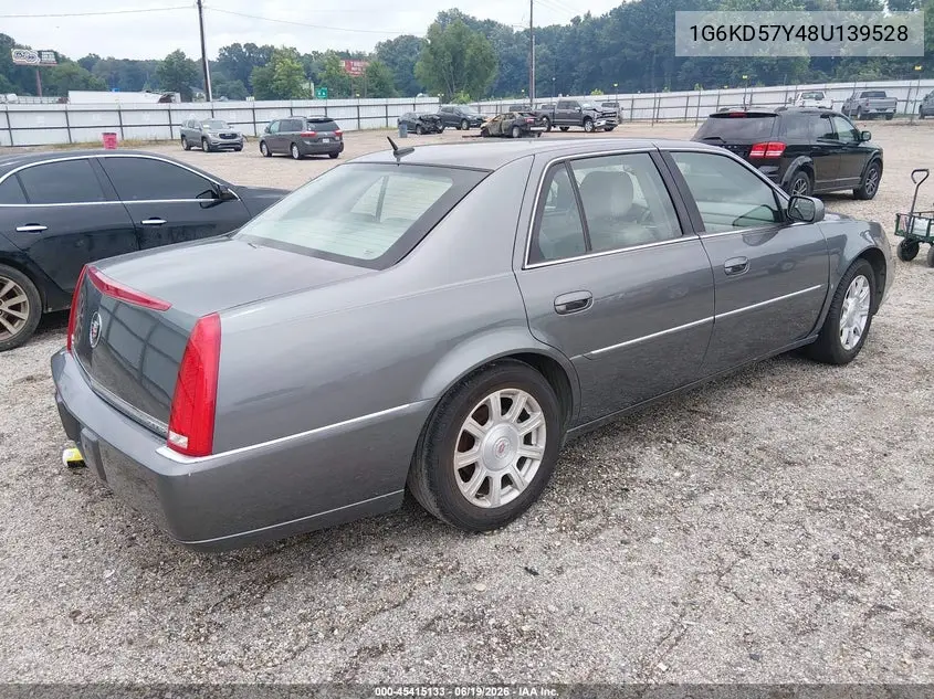 2008 Cadillac Dts 1Sc VIN: 1G6KD57Y48U139528 Lot: 45415133