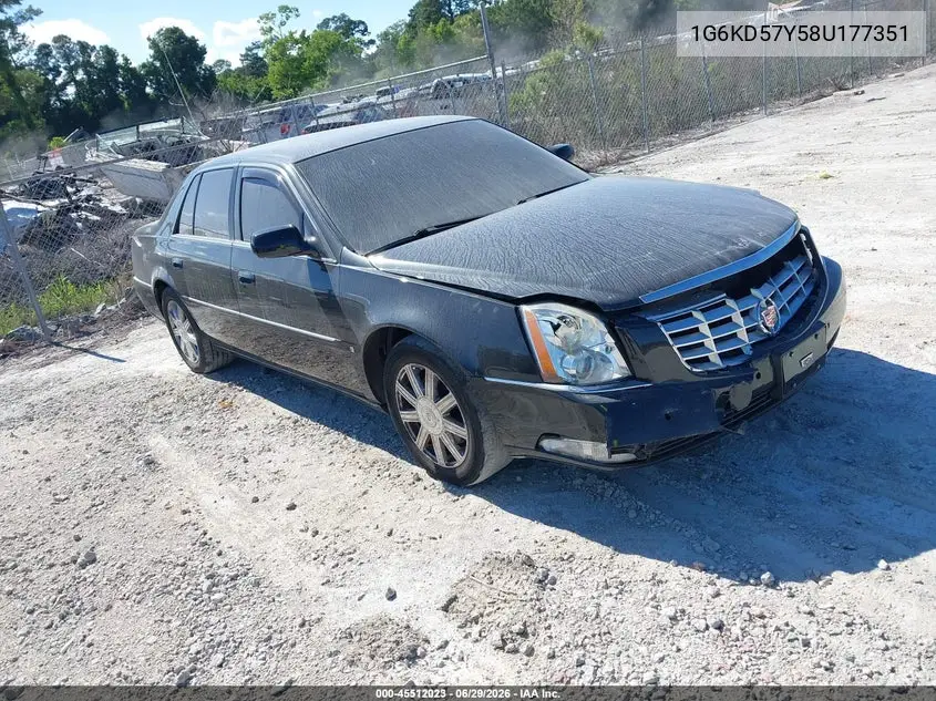 2008 Cadillac Dts 1Sd VIN: 1G6KD57Y58U177351 Lot: 45512023