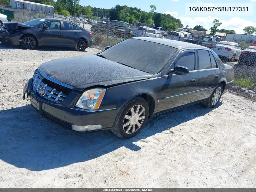 2008 Cadillac Dts 1Sd VIN: 1G6KD57Y58U177351 Lot: 45512023