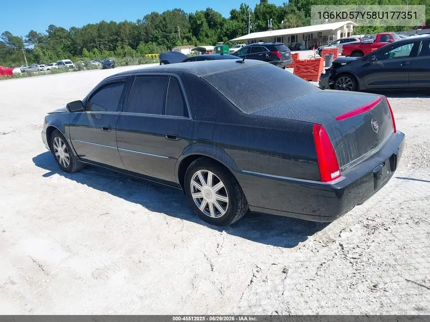 2008 Cadillac Dts 1Sd VIN: 1G6KD57Y58U177351 Lot: 45512023