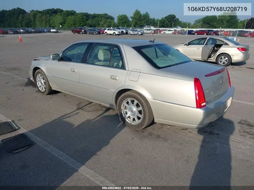 2008 Cadillac Dts 1Sb VIN: 1G6KD57Y68U208719 Lot: 45524622