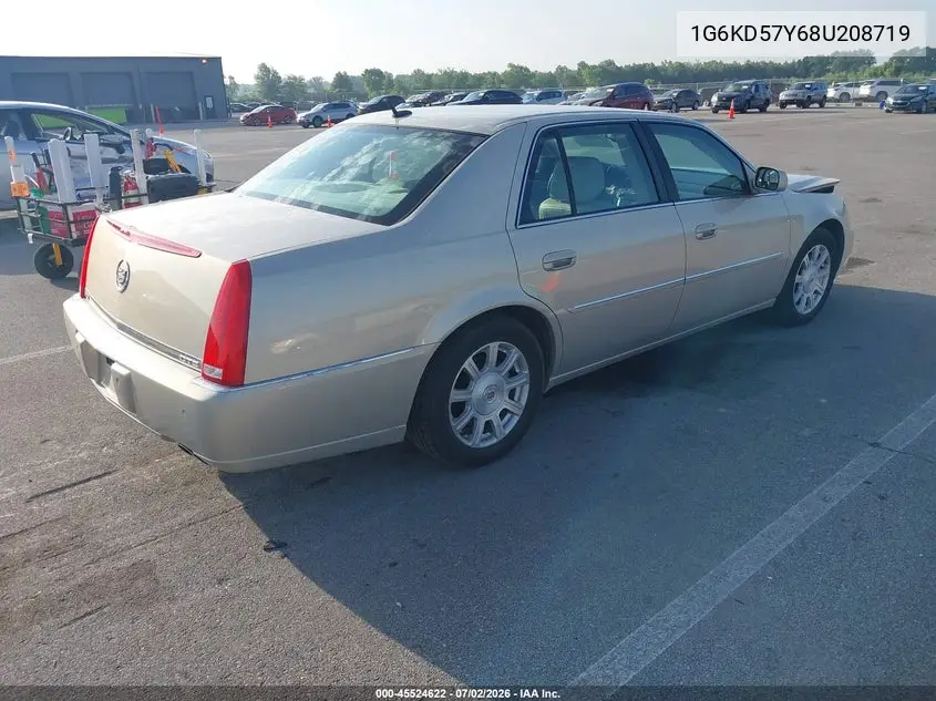 2008 Cadillac Dts 1Sb VIN: 1G6KD57Y68U208719 Lot: 45524622