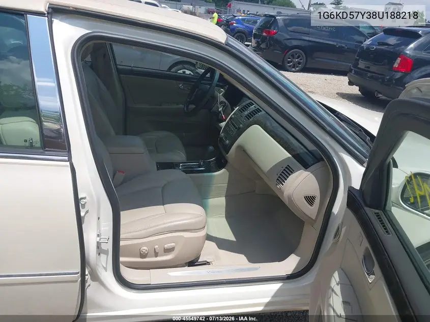 2008 Cadillac Dts 1Sc VIN: 1G6KD57Y38U188218 Lot: 45549742