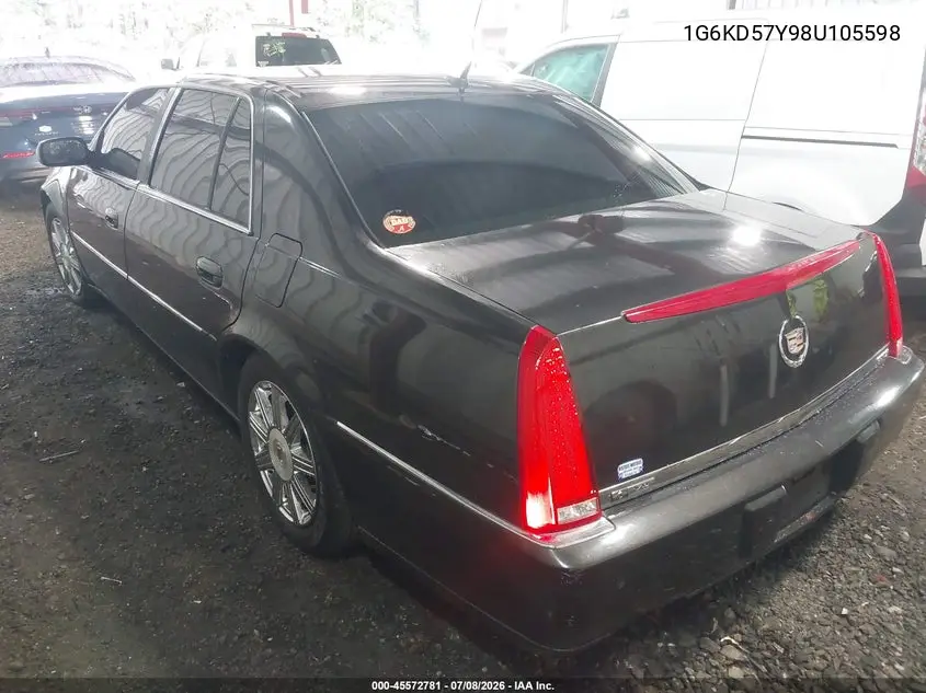 2008 Cadillac Dts 1Sd VIN: 1G6KD57Y98U105598 Lot: 45572781