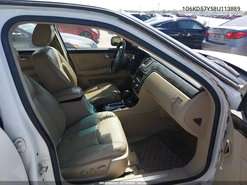 2008 Cadillac Dts 1Sc VIN: 1G6KD57Y58U113889 Lot: 45590197