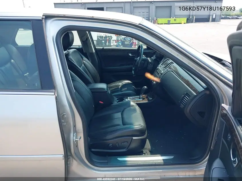 2008 Cadillac Dts 1Sc VIN: 1G6KD57Y18U167593 Lot: 45592245