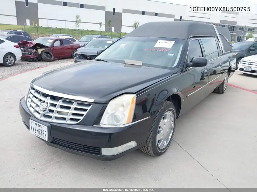 2008 Cadillac Dts Professional 1Sh VIN: 1GEEH00YX8U500795 Lot: 45640669