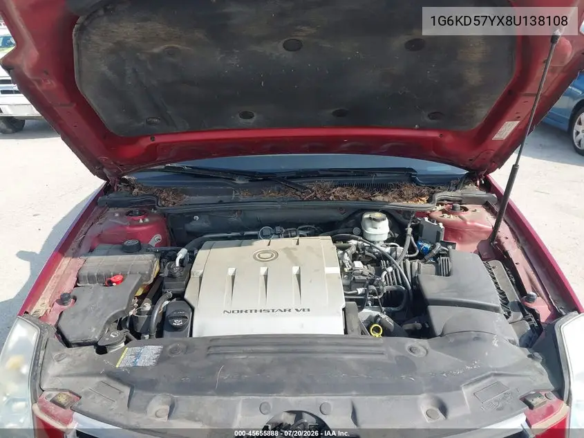 1G6KD57YX8U138108 2008 Cadillac Dts 1Sb