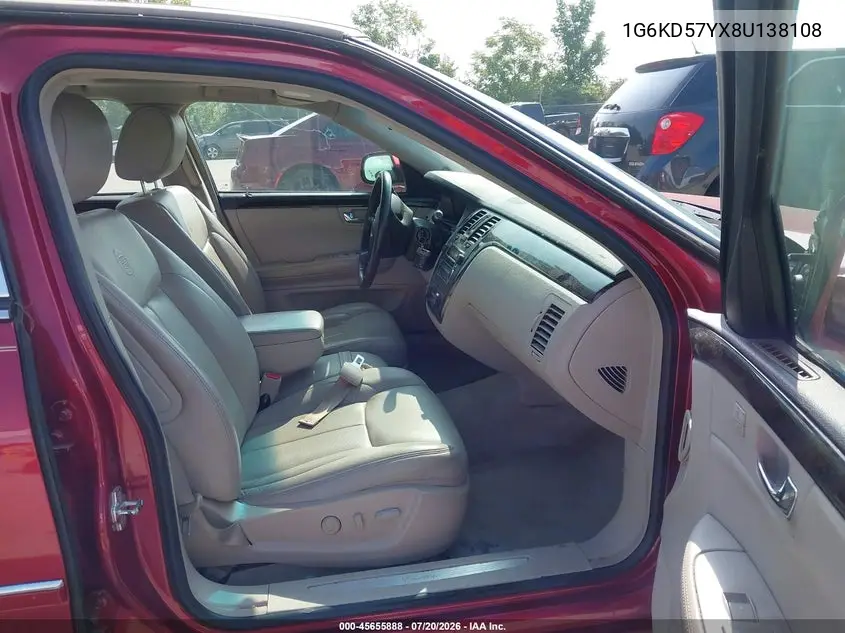 1G6KD57YX8U138108 2008 Cadillac Dts 1Sb