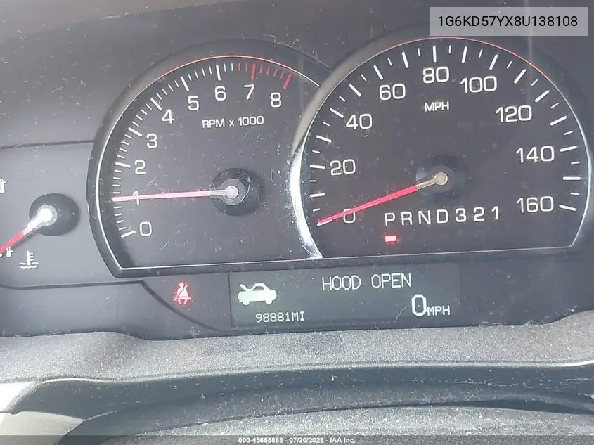 1G6KD57YX8U138108 2008 Cadillac Dts 1Sb