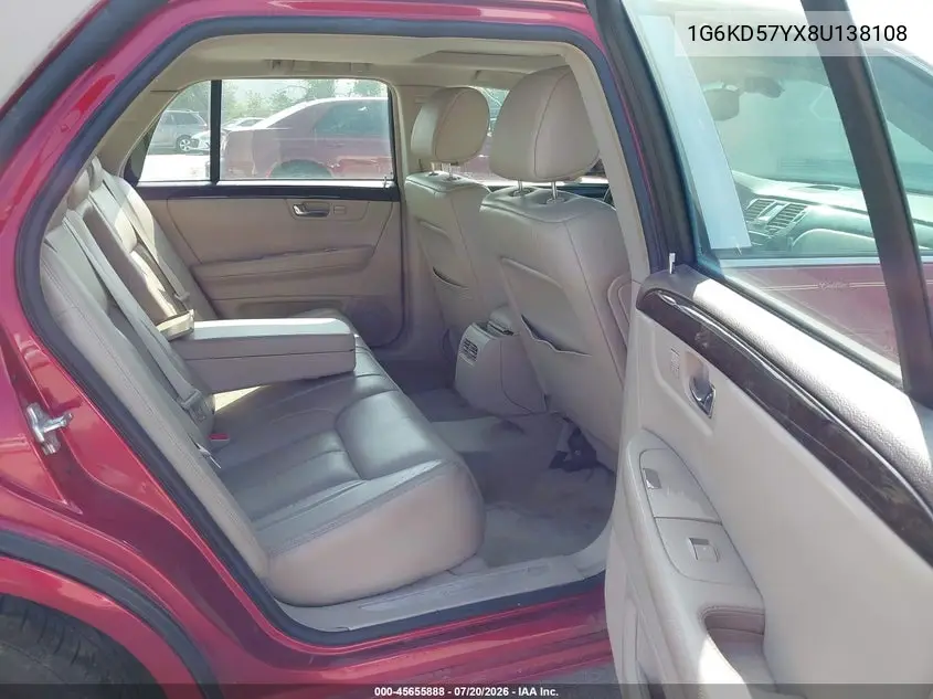 1G6KD57YX8U138108 2008 Cadillac Dts 1Sb