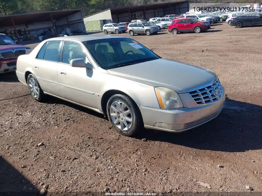 2009 Cadillac Dts 1Sd VIN: 1G6KD57YX9U117356 Lot: 44383052