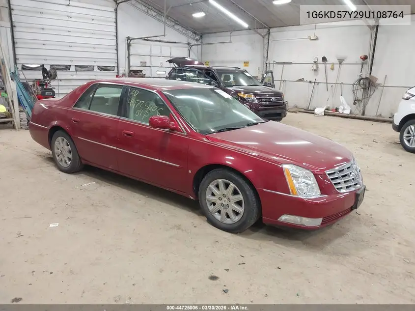 2009 Cadillac Dts 1Sd VIN: 1G6KD57Y29U108764 Lot: 44725006