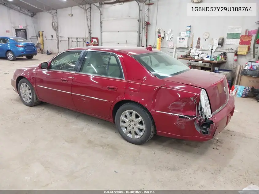 2009 Cadillac Dts 1Sd VIN: 1G6KD57Y29U108764 Lot: 44725006