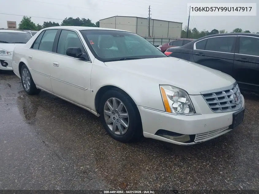 2009 Cadillac Dts 1Sd VIN: 1G6KD57Y99U147917 Lot: 44914563
