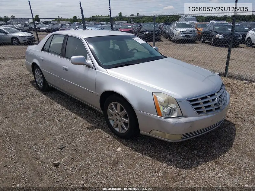 2009 Cadillac Dts 1Sd VIN: 1G6KD57Y29U125435 Lot: 45166085