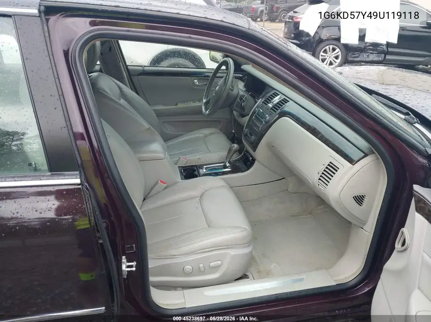 2009 Cadillac Dts 1Sc VIN: 1G6KD57Y49U119118 Lot: 45238697