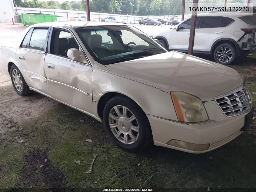 2009 Cadillac Dts 1Sa VIN: 1G6KD57Y59U122223 Lot: 45453870