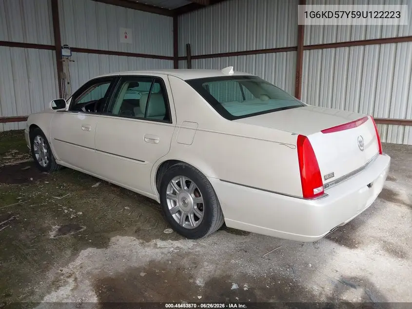 2009 Cadillac Dts 1Sa VIN: 1G6KD57Y59U122223 Lot: 45453870